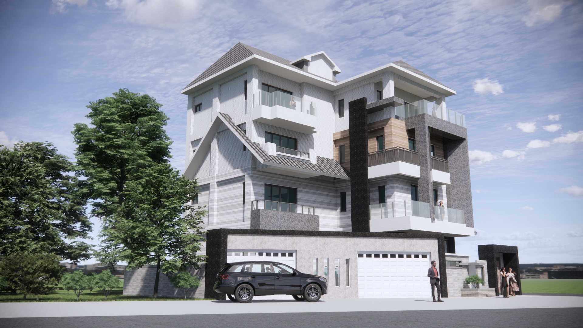 官田謝先生住宅示意